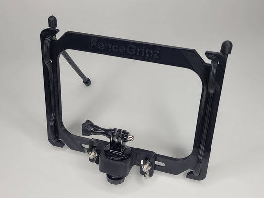FenceGripz Mount w/ Action Camera Adapter - FenceGripz
