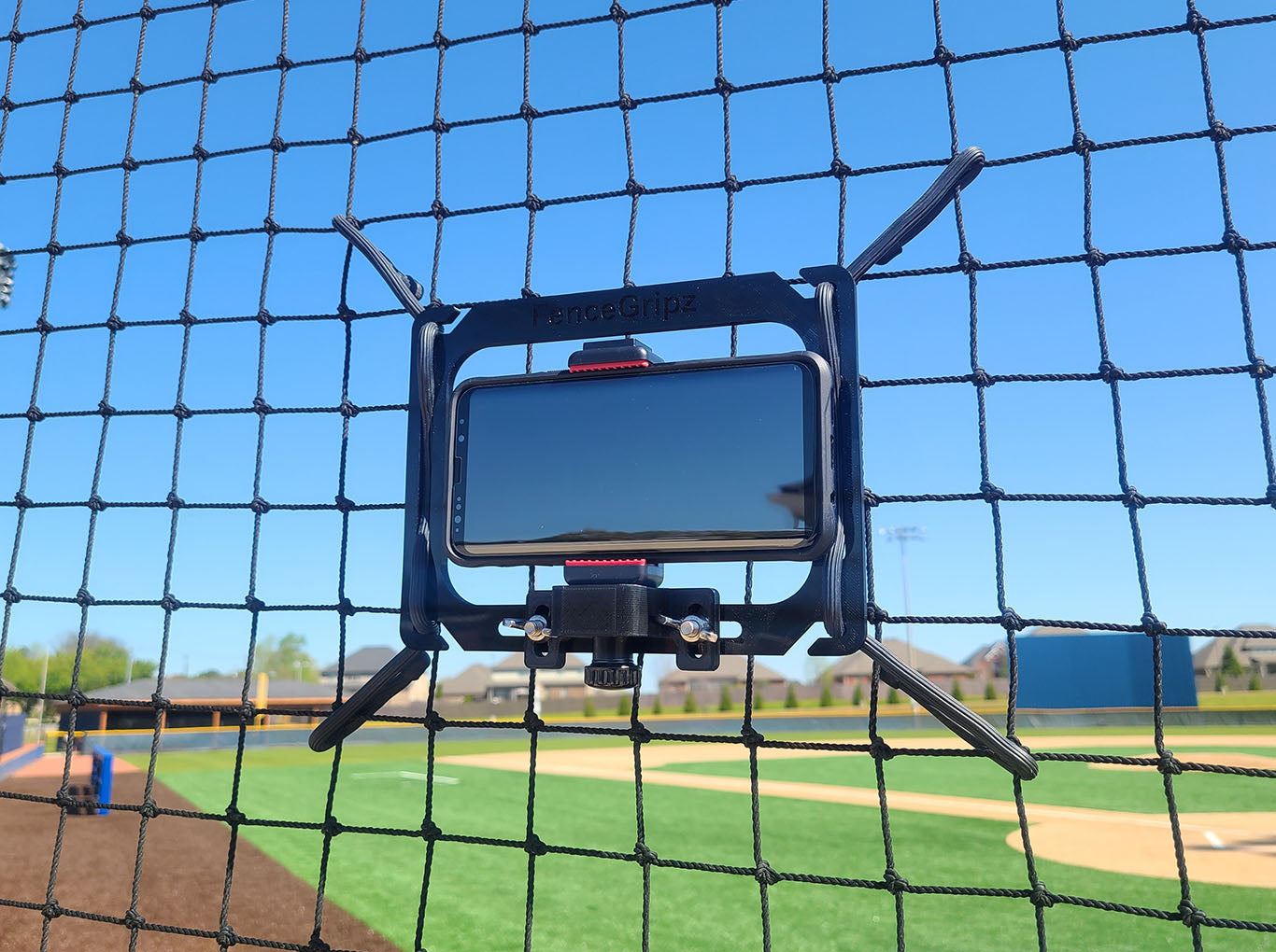 iphone fence mount